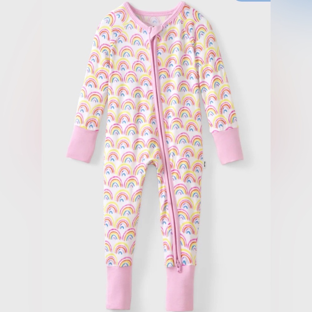 Little Sleepies Pastel Rainbows Zippy